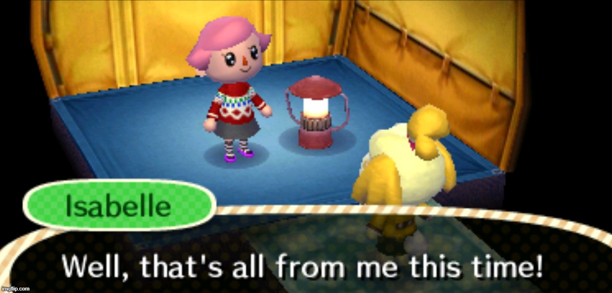 holy shit isabelle how tf did you know i liked hfjone | made w/ Imgflip meme maker