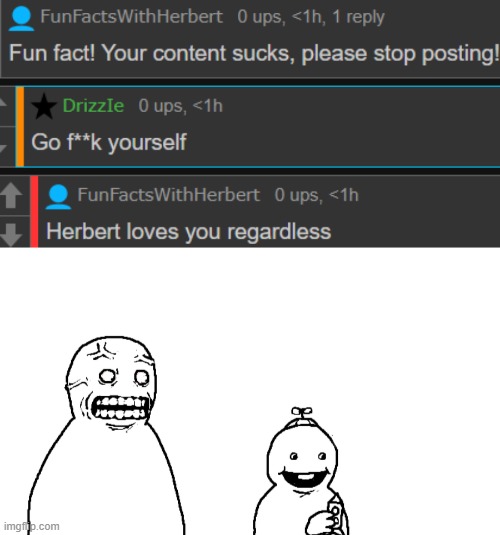 image tagged in i hate you and i hope you die | made w/ Imgflip meme maker