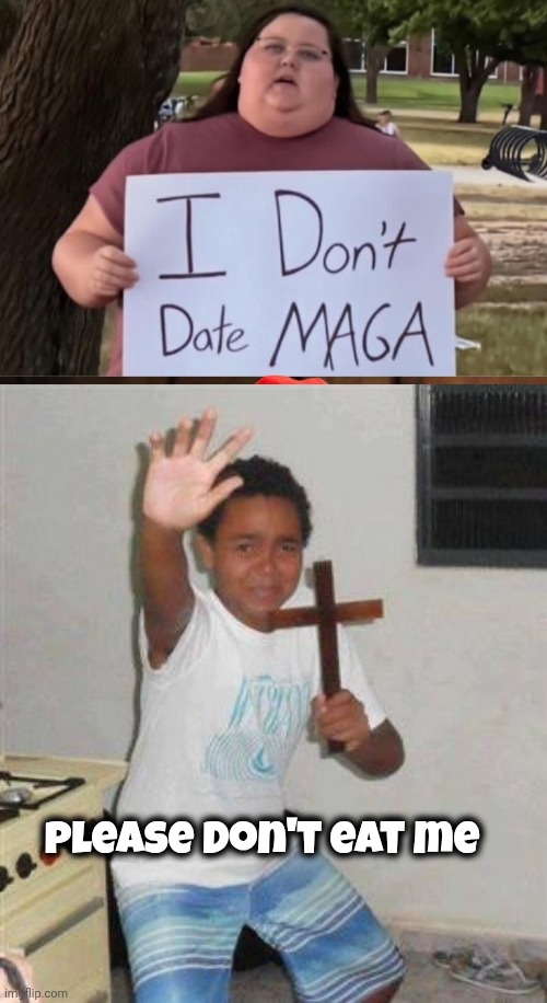 Please don't eat me | image tagged in scared kid | made w/ Imgflip meme maker