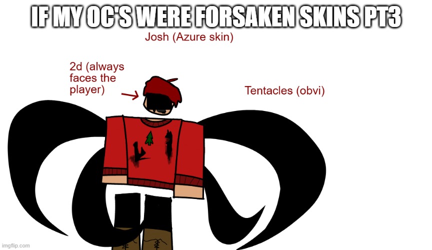 IF MY OC'S WERE FORSAKEN SKINS PT3 | image tagged in forsaken | made w/ Imgflip meme maker
