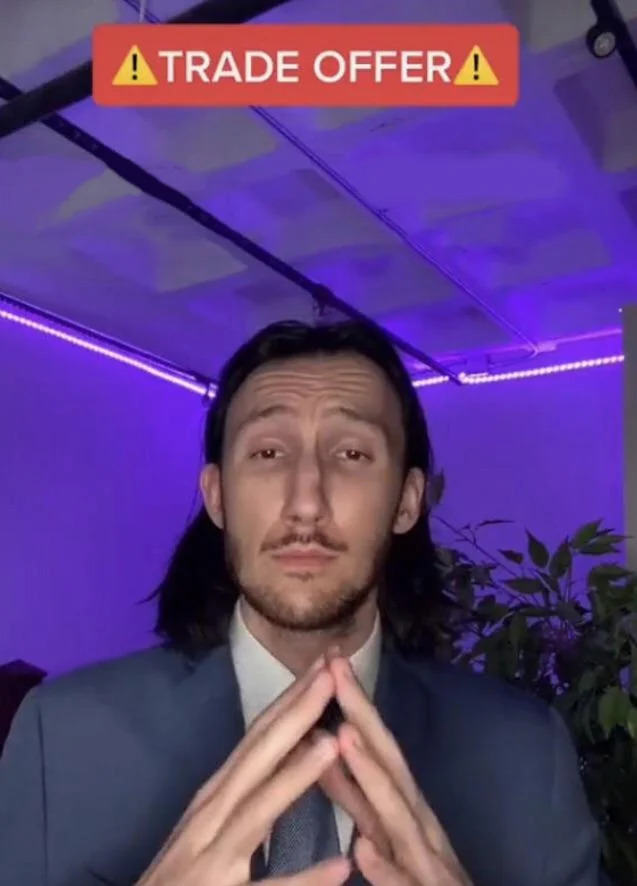 Trade Offer No Text Blank Meme Template