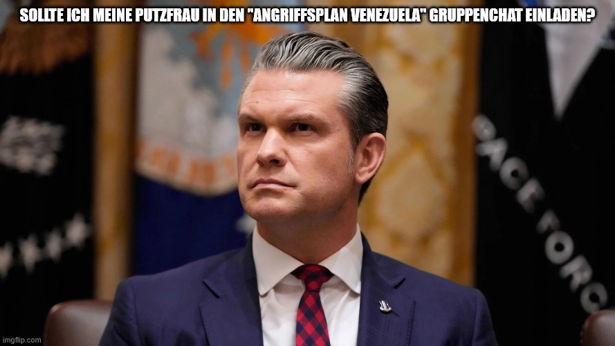 SOLLTE ICH MEINE PUTZFRAU IN DEN "ANGRIFFSPLAN VENEZUELA" GRUPPENCHAT EINLADEN? | made w/ Imgflip meme maker