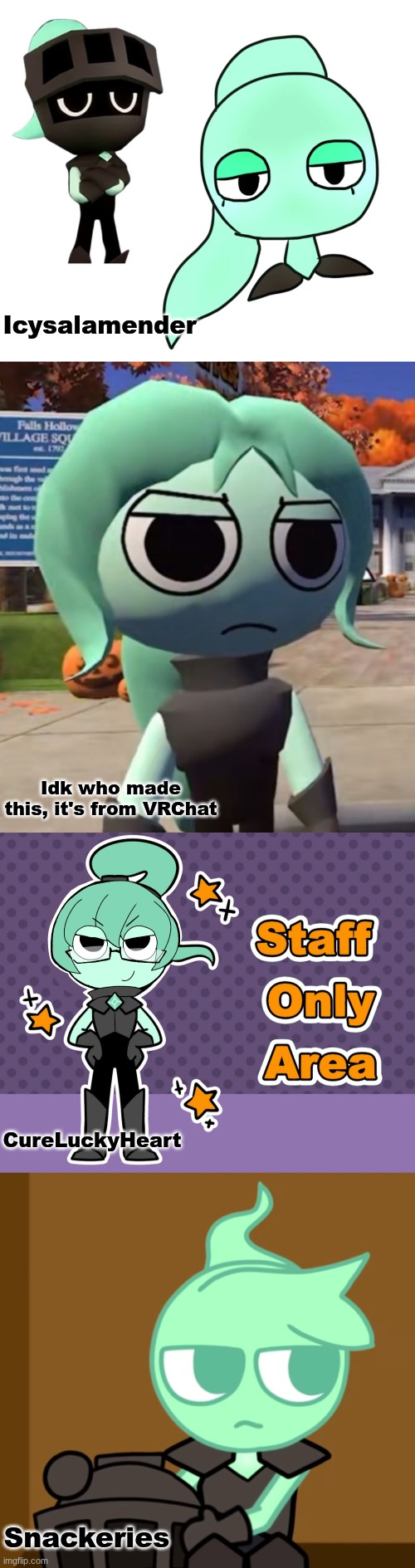 The many depictions of what Soulvester looked like without his helmet | made w/ Imgflip meme maker