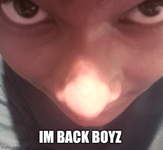 IM BACK BOYZ | made w/ Imgflip meme maker