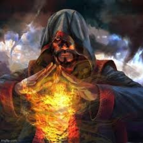 Wizard casting fireball | image tagged in wizard casting fireball | made w/ Imgflip meme maker