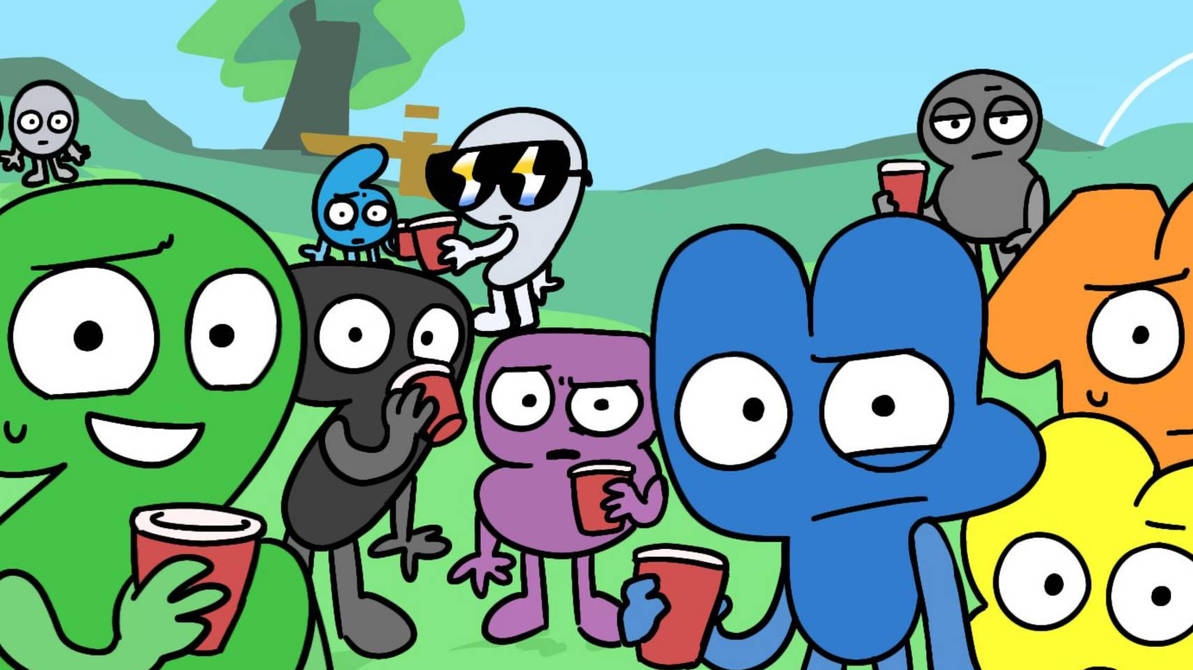 BFDI Algebraliens staring at you (by H4L0CASEY) Blank Meme Template