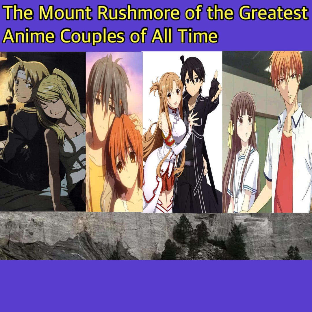 Greatest anime couples Blank Meme Template