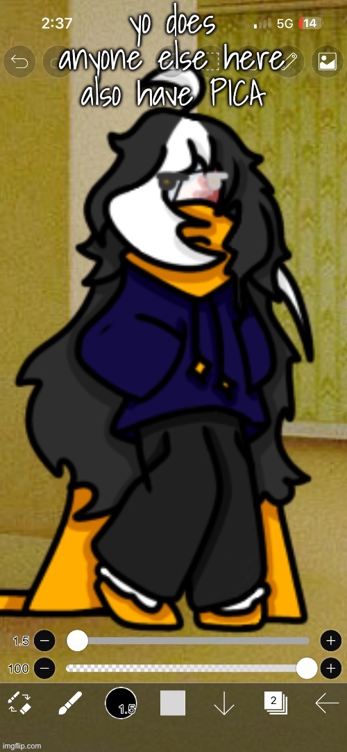 and if so what are yall eating | yo does anyone else here also have PICA | image tagged in cosmo png yapping temp | made w/ Imgflip meme maker