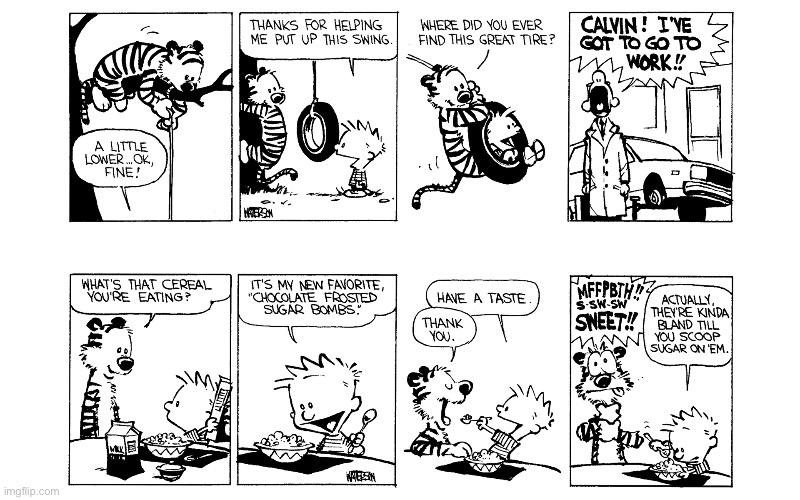 image tagged in calvin and hobbes,comics | made w/ Imgflip meme maker