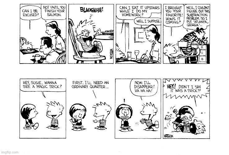 image tagged in calvin and hobbes,comics | made w/ Imgflip meme maker