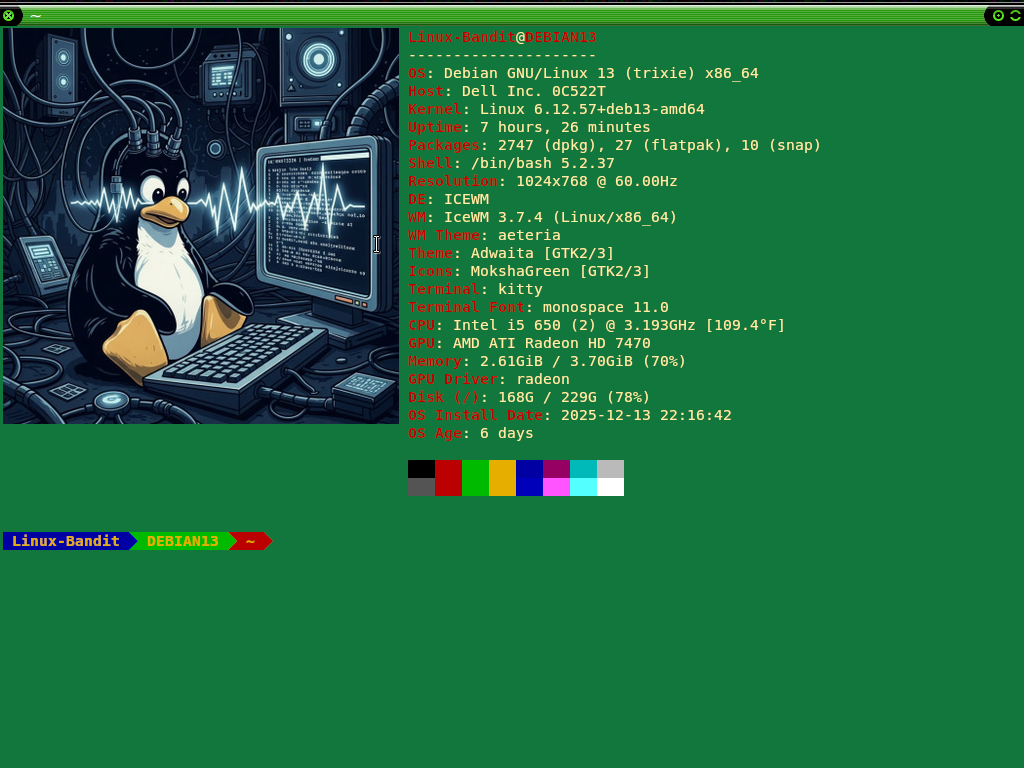 terminal after os age is learned. kept install date Blank Meme Template