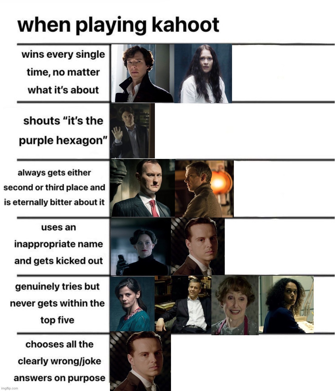 Another one | image tagged in bbc sherlock | made w/ Imgflip meme maker