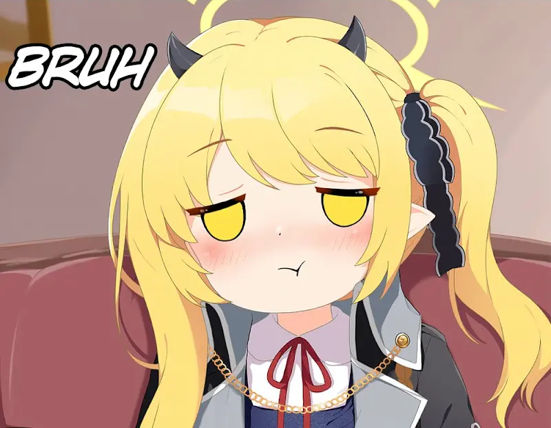 Ibuki bruh Blank Meme Template