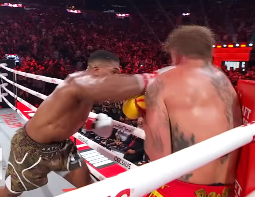 Jake Paul knockout Blank Meme Template