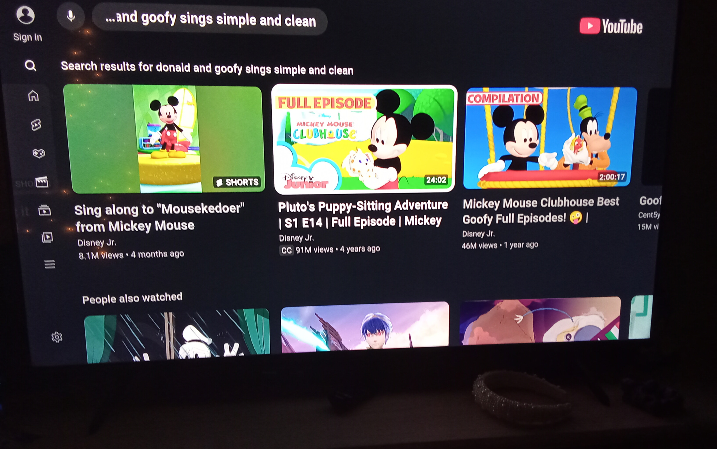 When you type simple and clean and get Mickey Mouse Clubhouse Blank Meme Template