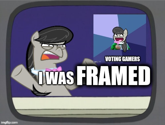 Vote here | FRAMED; VOTING GAMERS | image tagged in vote,framed | made w/ Imgflip meme maker