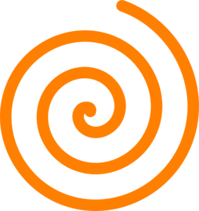 Orange Spiral Blank Meme Template