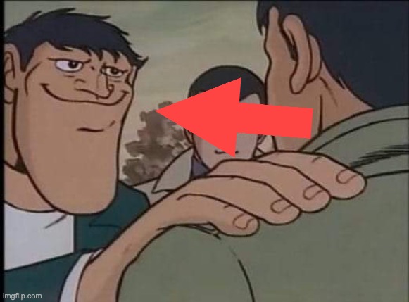 image tagged in hand on shoulder guy | made w/ Imgflip meme maker