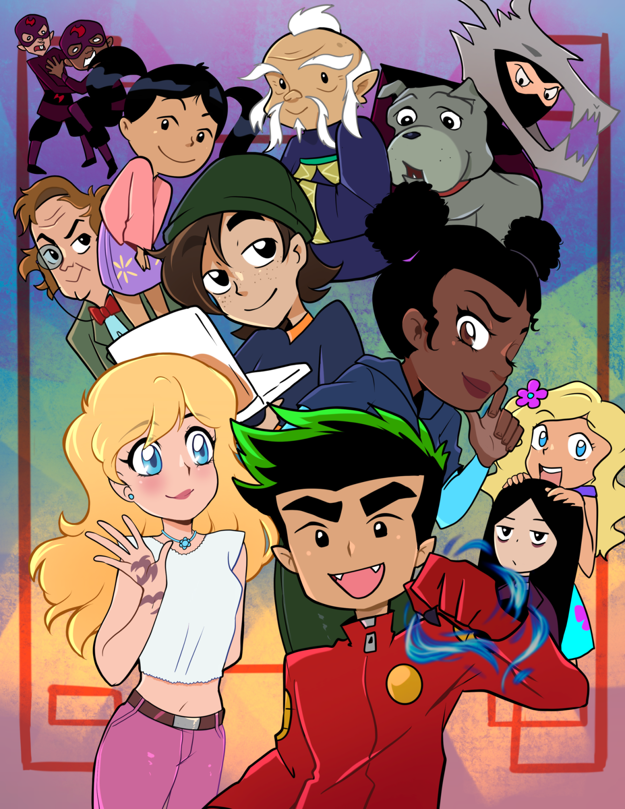 American Dragon Jake Long is awesome Blank Meme Template