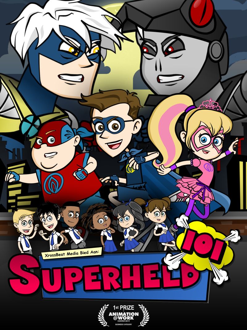 Superheld 101 Blank Meme Template