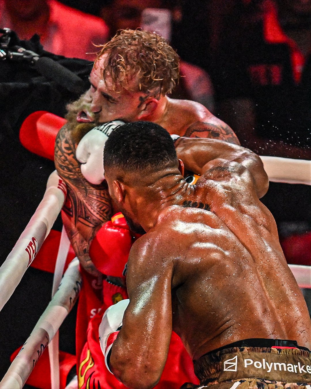 Anthony Joshua and Jake Paul Blank Meme Template