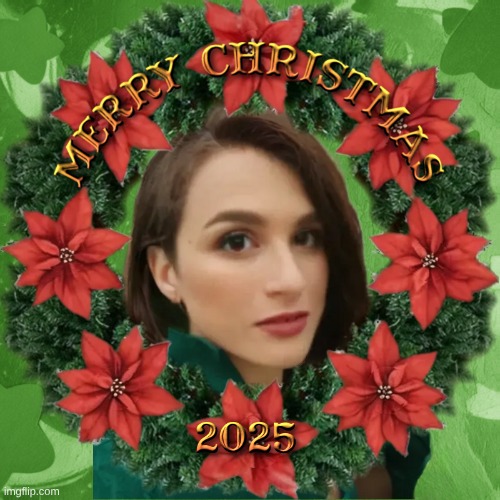 Merry Christmas Alba | image tagged in merry christmas,2025,pretty girl,happy holidays,what if i told you,i love you | made w/ Imgflip meme maker