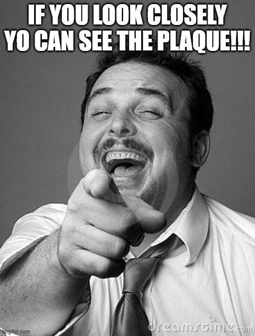 laughingguy | IF YOU LOOK CLOSELY YO CAN SEE THE PLAQUE!!! | image tagged in laughingguy | made w/ Imgflip meme maker