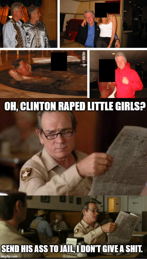 Because I'm not in a cult. | OH, CLINTON RAPED LITTLE GIRLS? SEND HIS ASS TO JAIL, I DON'T GIVE A SHIT. | image tagged in tommy explains | made w/ Imgflip meme maker