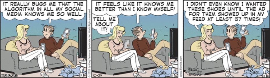 Blondie | image tagged in comics | made w/ Imgflip meme maker