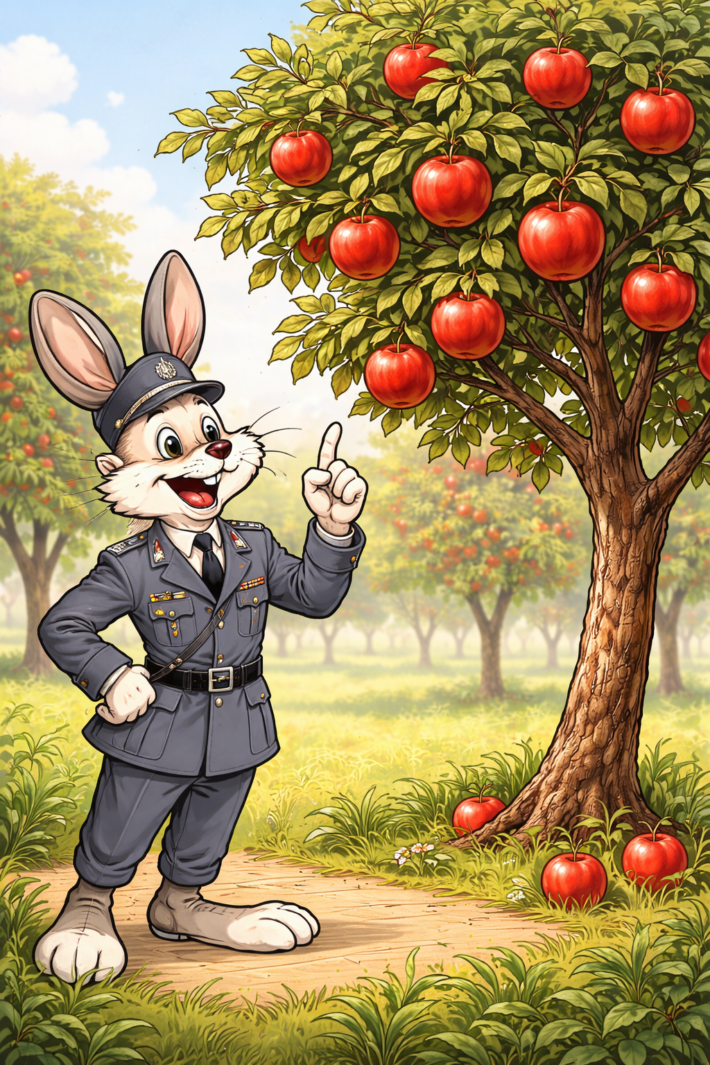 bunny apples Blank Meme Template