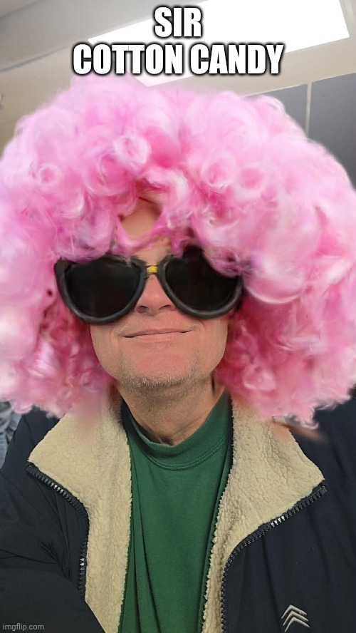 New look for 2026 | SIR COTTON CANDY | image tagged in pink guy | made w/ Imgflip meme maker