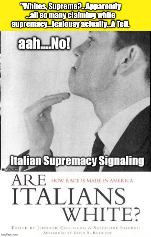 Liberal Black JEALOUSY is White Supremacy....They say it...A Tell. | "Whites, Supreme?...Apparently ...all so many claiming white supremacy...Jealousy actually...A Tell. | image tagged in liberal black,jealousy,envy,liberals,evil | made w/ Imgflip meme maker