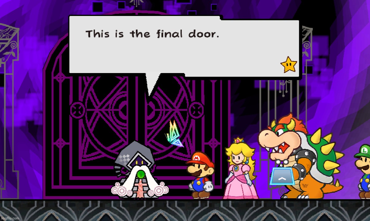 Gonna post some spm screenshots now. Also I'm in the final area of the game | made w/ Imgflip meme maker