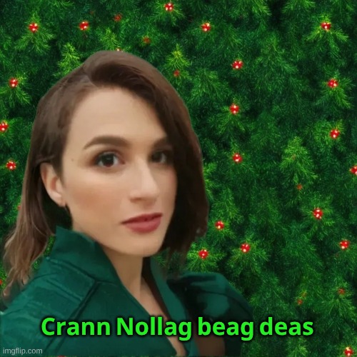 Rockin' around the Christmas Tree | 𝐂𝐫𝐚𝐧𝐧 𝐍𝐨𝐥𝐥𝐚𝐠 𝐛𝐞𝐚𝐠 𝐝𝐞𝐚𝐬 | image tagged in what if you wanted to go to heaven,alba the enchantress,scottish queen,scotland,christmas tree | made w/ Imgflip meme maker