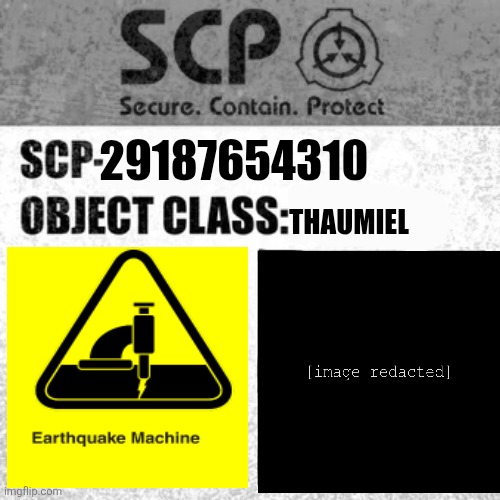 SCP-29187654310 Blank Meme Template