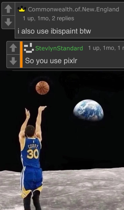 image tagged in stephen curry shoot from moon | made w/ Imgflip meme maker