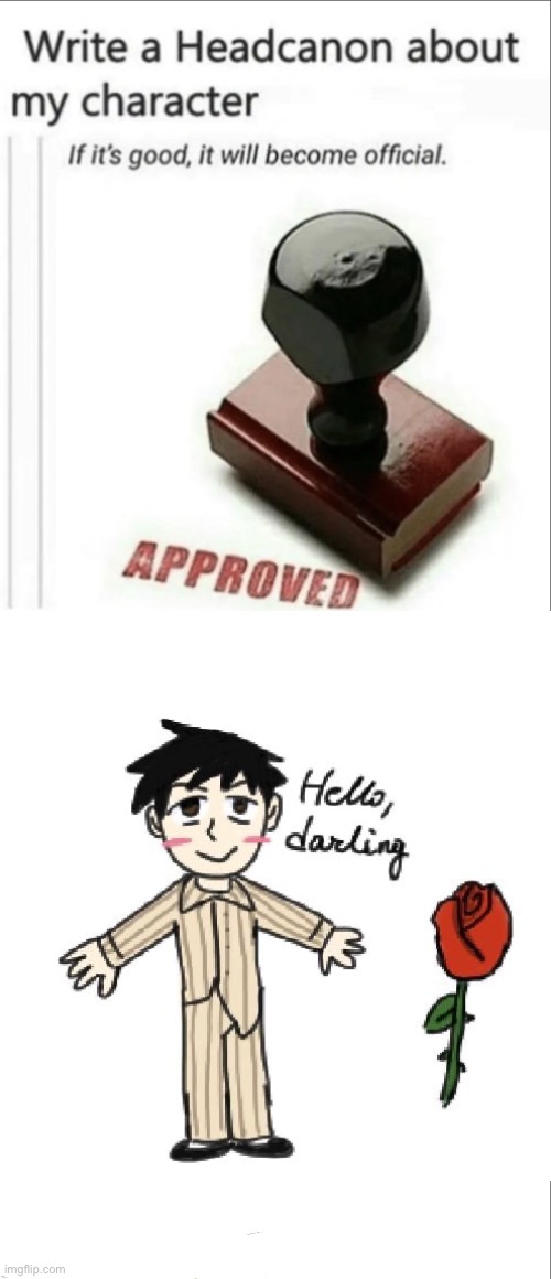 Finally can use this realistically | image tagged in write a headcanon | made w/ Imgflip meme maker