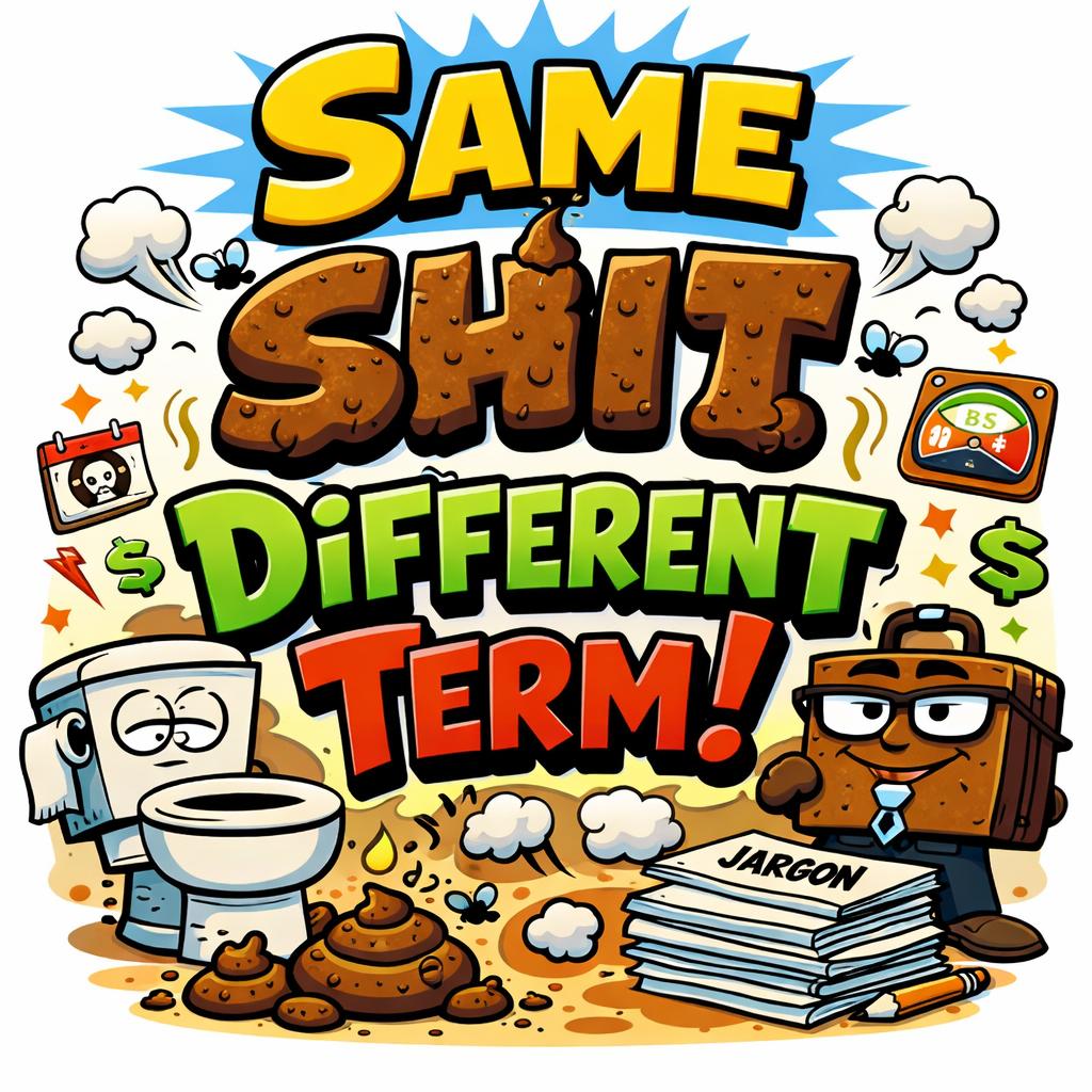 Same shit, different term Blank Meme Template