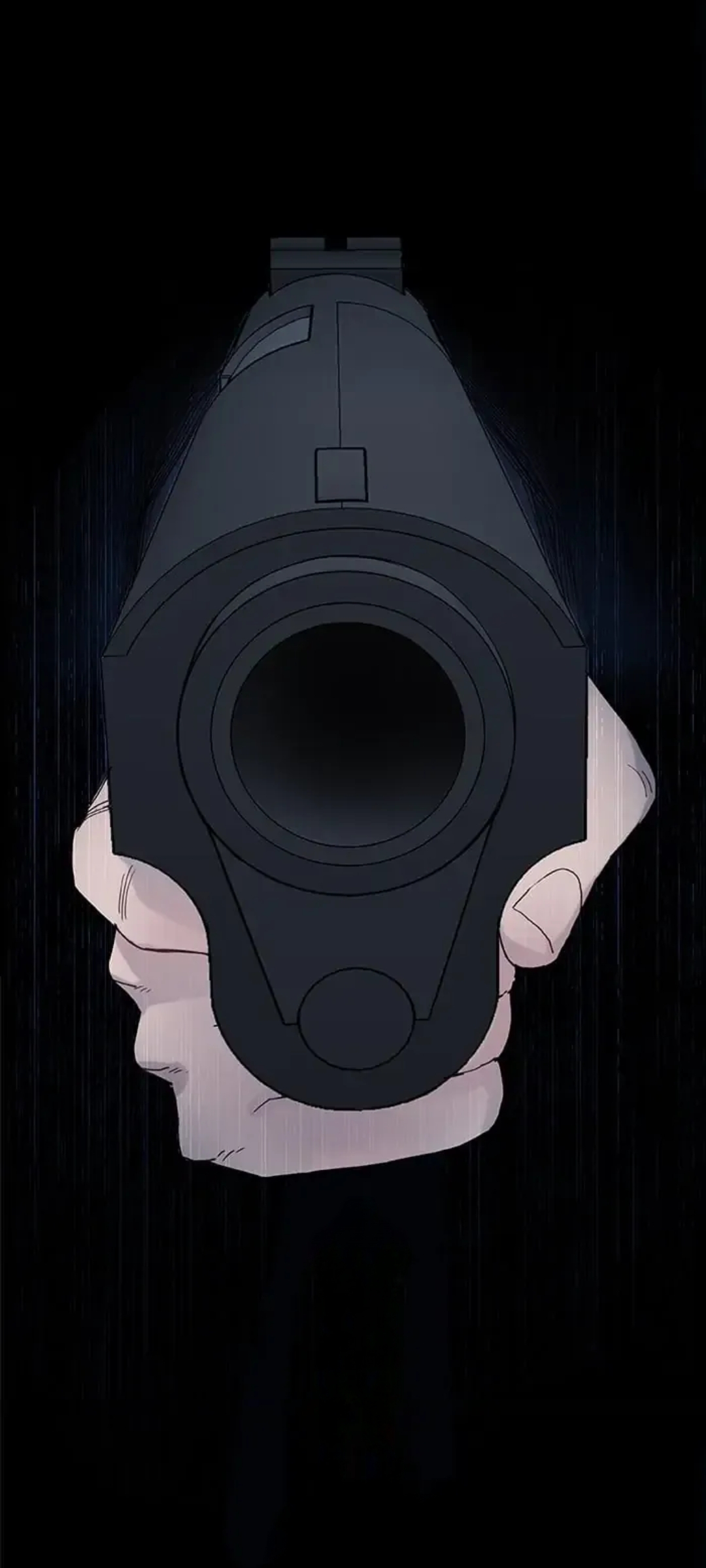 Gun pointed at you Blank Meme Template