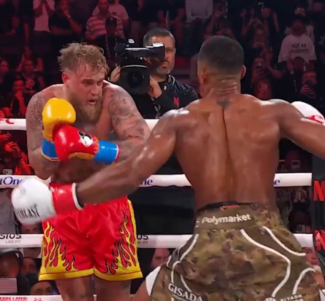 Jake Paul vs Anthony Joshua Blank Meme Template