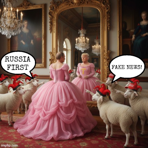 RUSSIA FIRST | FAKE NEWS! RUSSIA FIRST | image tagged in america first,russia first,trump,putin,maga,communism | made w/ Imgflip meme maker