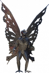Mothman statue png Blank Meme Template