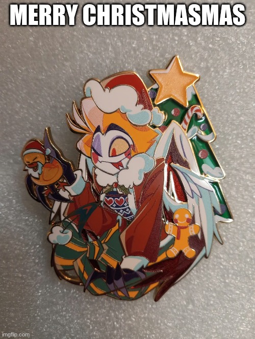 PLEASE SPEED I NEED THIS MY MOMMY'S KINDA HOMELESS | MERRY CHRISTMASMAS | image tagged in hazbin hotel,duck,christmas,lucifer | made w/ Imgflip meme maker