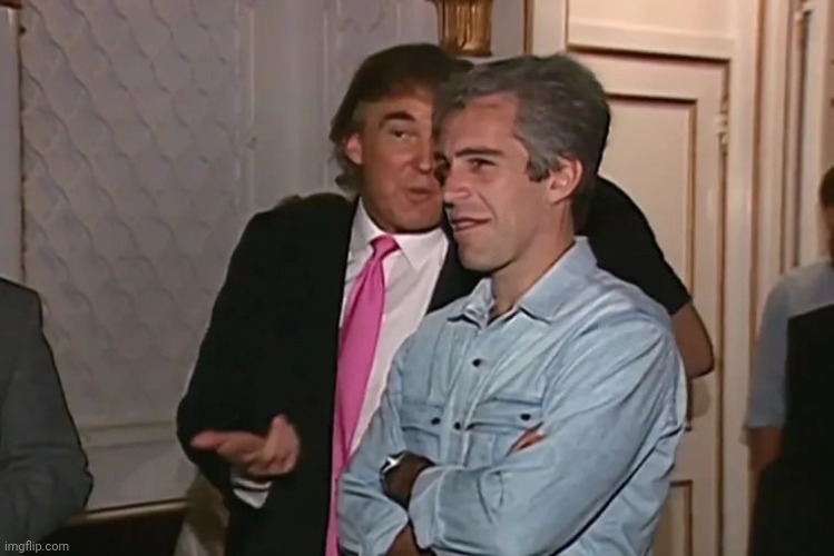 Trump and his 15-year business partner, Jeffrey Epstein. | image tagged in trump and his 15-year business partner jeffrey epstein | made w/ Imgflip meme maker