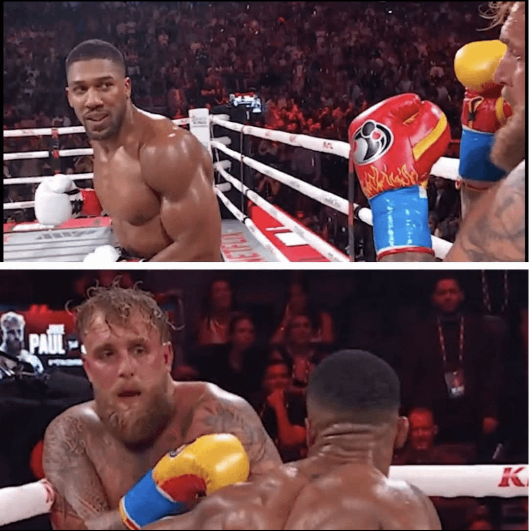 jake paul vs anthony joshua Blank Meme Template