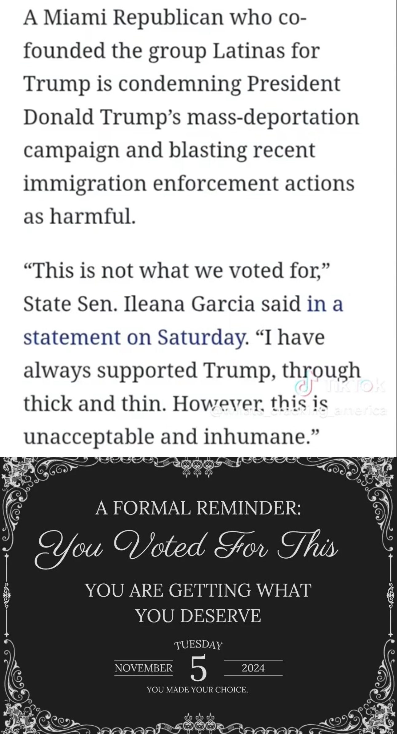 Nobody cares about your crying. You wanted this | made w/ Imgflip meme maker