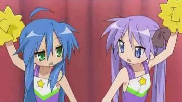 Konata and Kagami were like Iggy and Jiggers Blank Meme Template