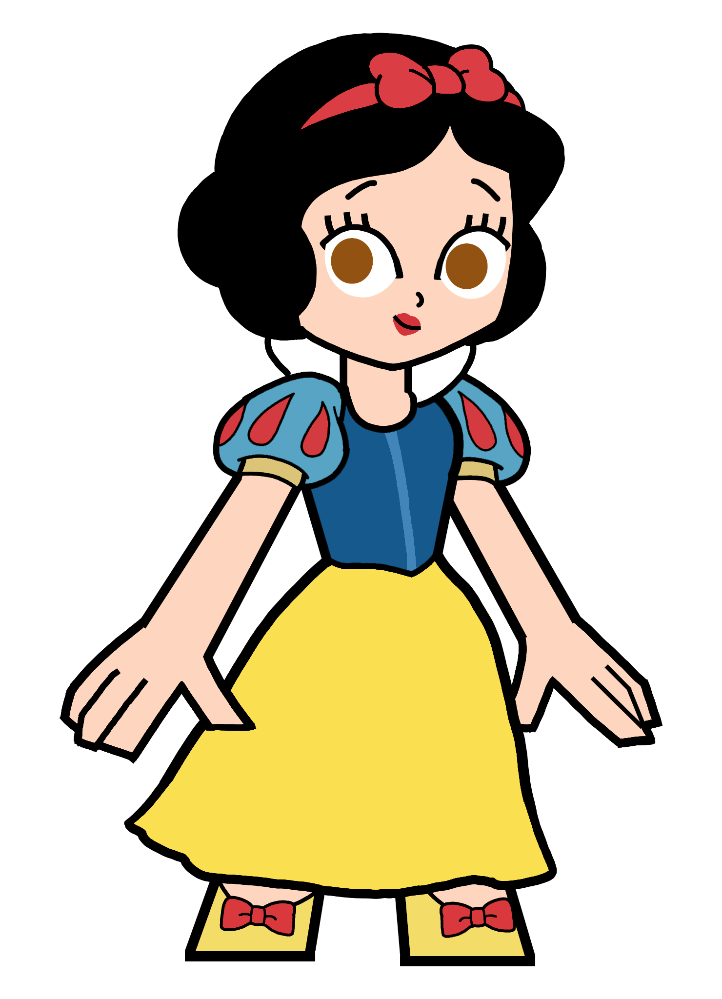 Snow White in Hero 108 Style (Animal Kind) Blank Meme Template