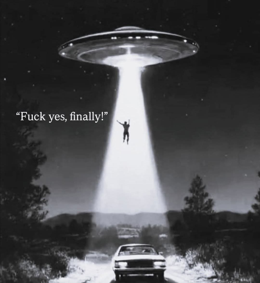 UFO Sci-fi Blank Meme Template