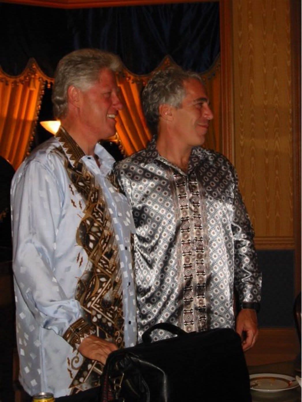 Jailbait Bill Clinton and Best Friend Jeff Epstein Blank Meme Template